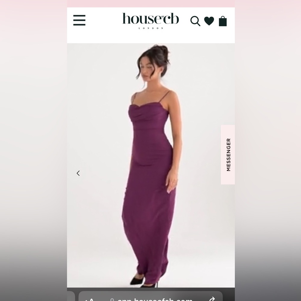 HOUSE OF CB S D-DD 'Lani' Merlot Corset Maxi Dress NWOT size S - Picture 14 of 15